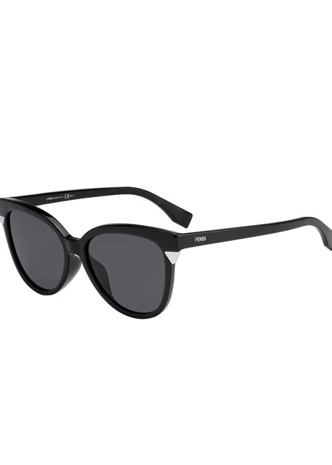 Fendi Round Monochromatic Sunglasses 